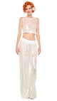 top crop paillettes 70965005 NORMA KAMALI
