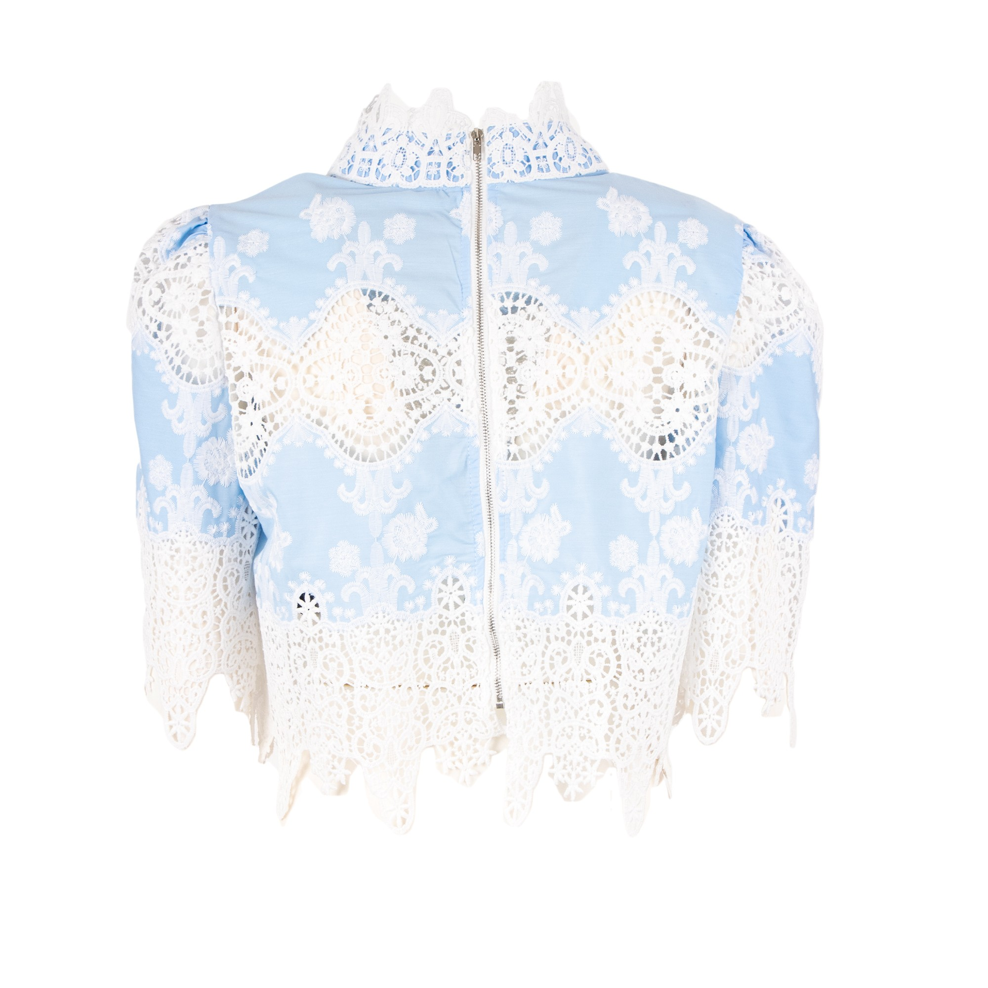 Top azzurro 