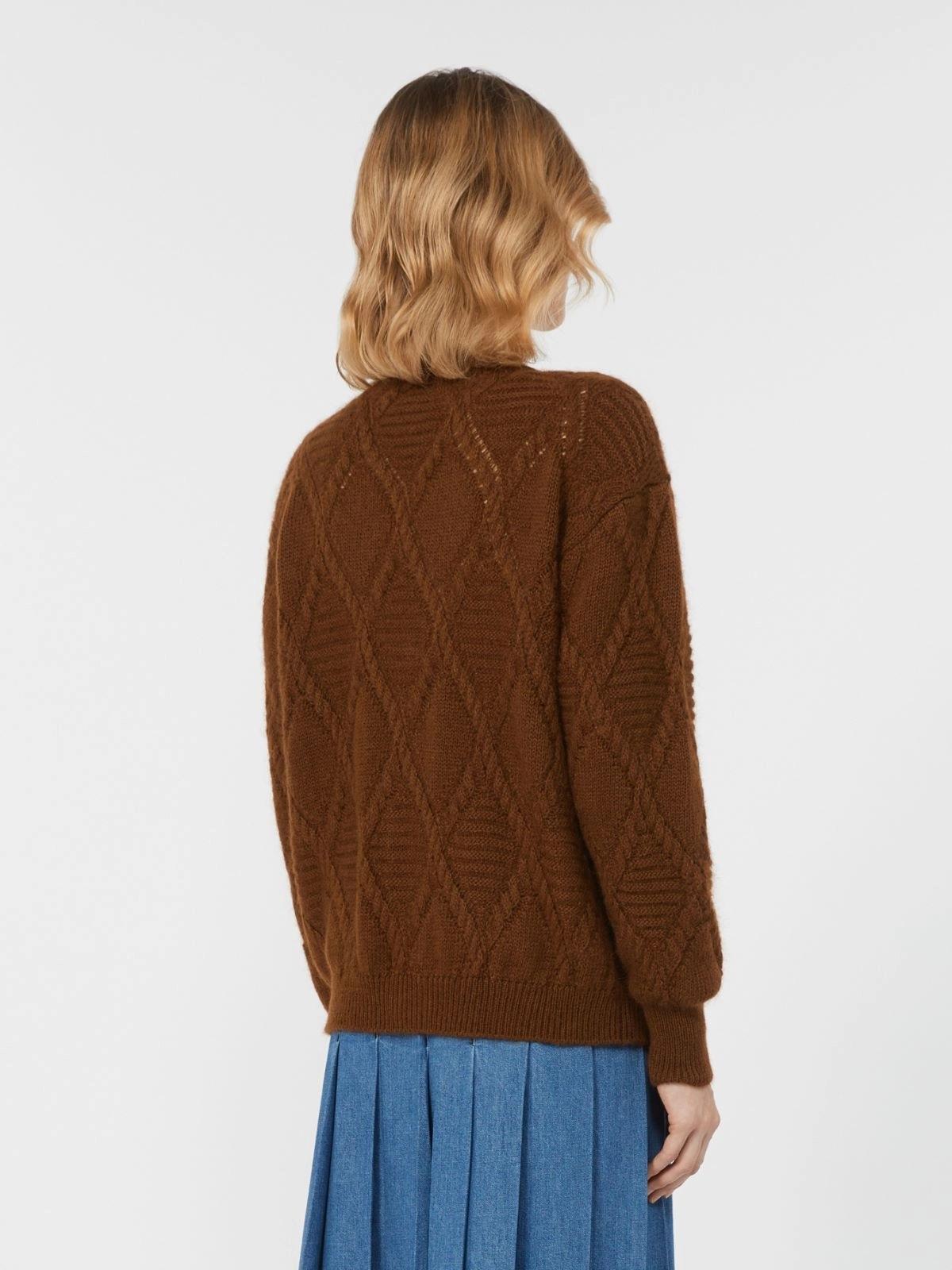 Cardigan in filato di misto mohair BOLERO006 MAXMARA