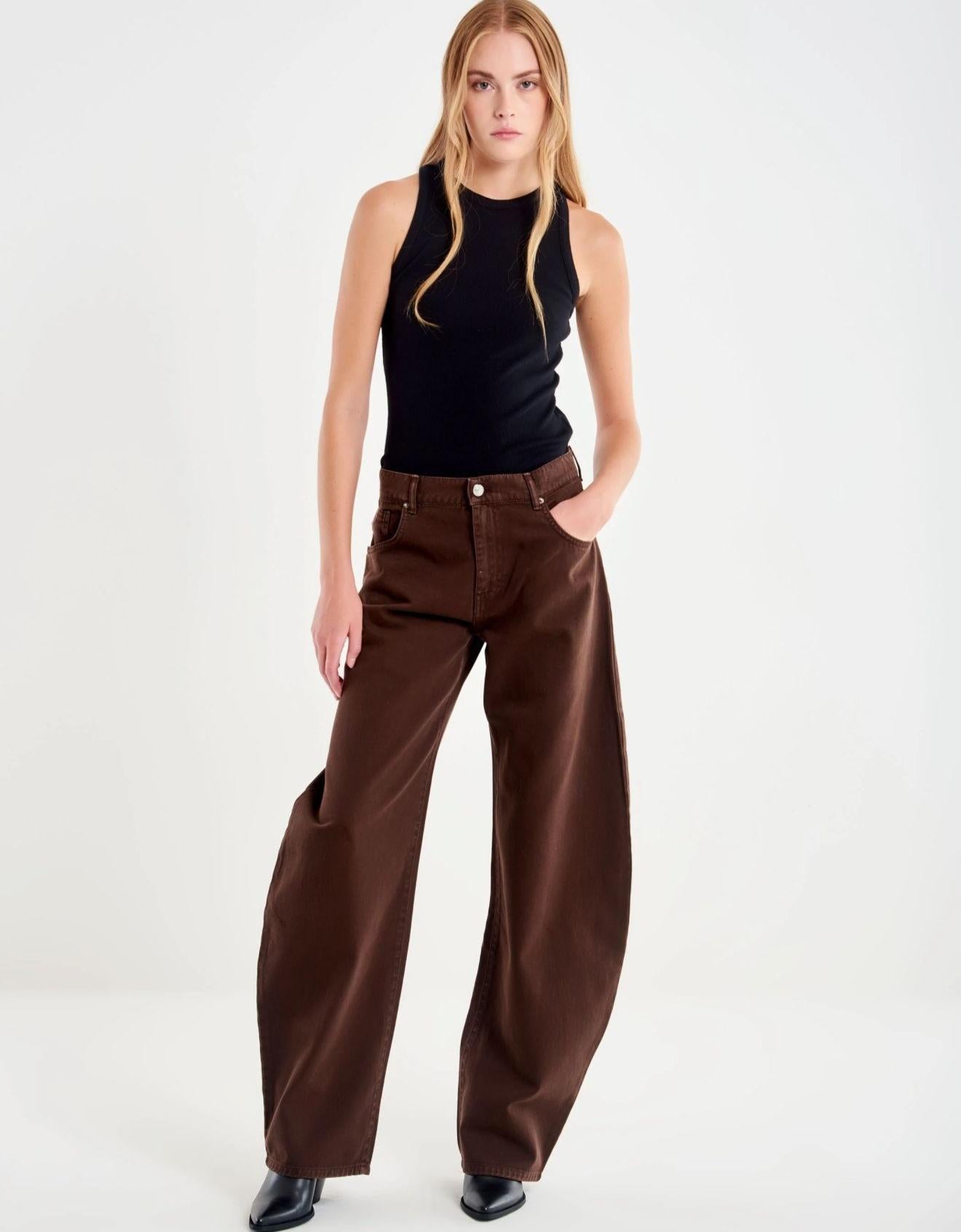 Jeans Denise Barrel Fit Moro DF5110006 VICOLO