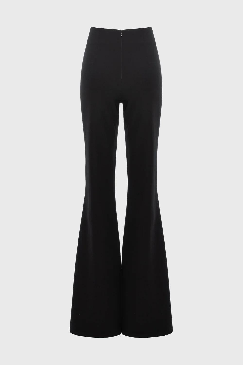 pantalone a zampa SNAP TROUSERS000 MURMUR