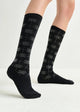 Calzini neri con fiocchi decorati con strass INVERS000 ESSENTIEL