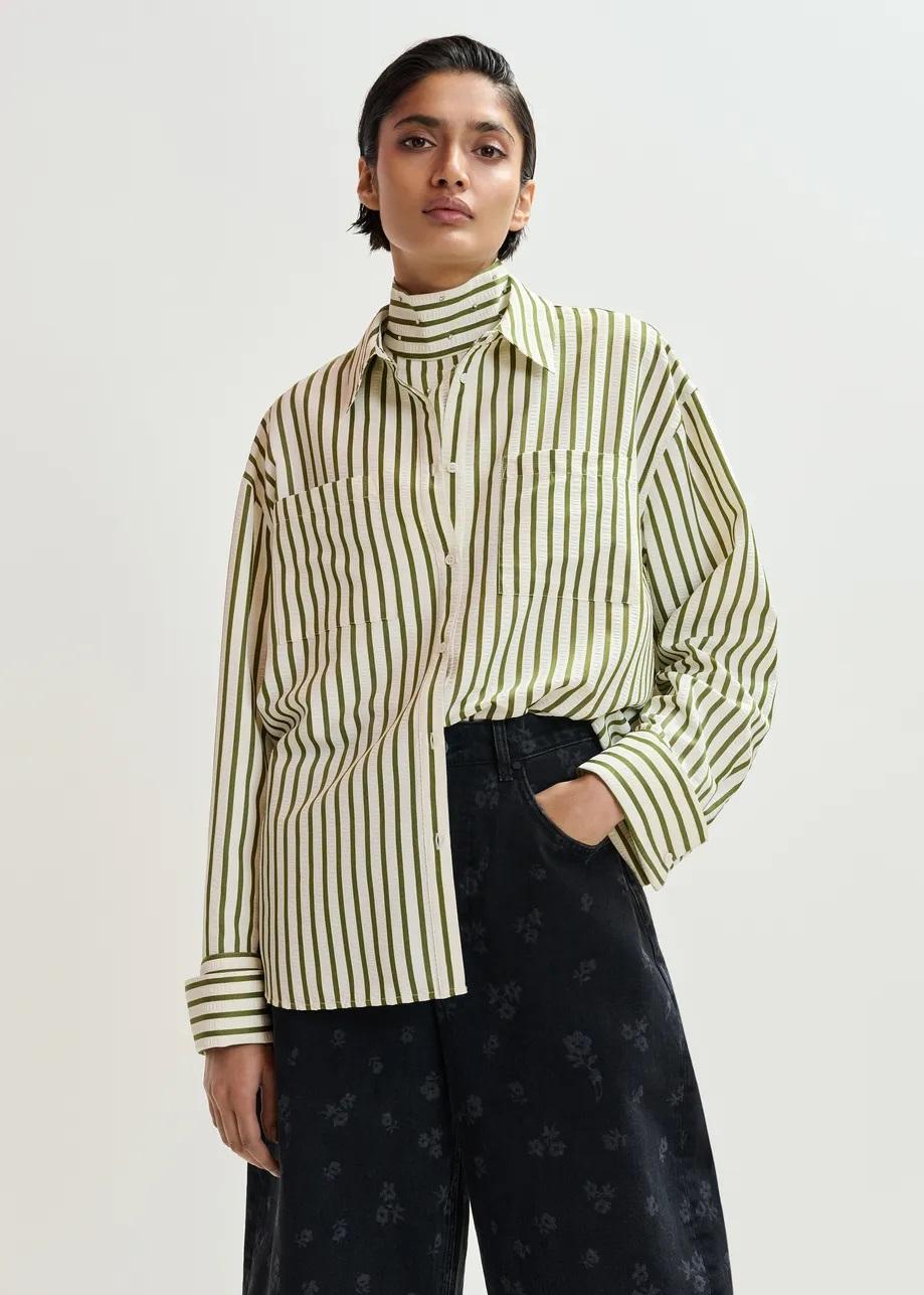 camicia a righe 