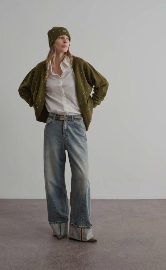 cardigan con strass MK006017 JIJIL