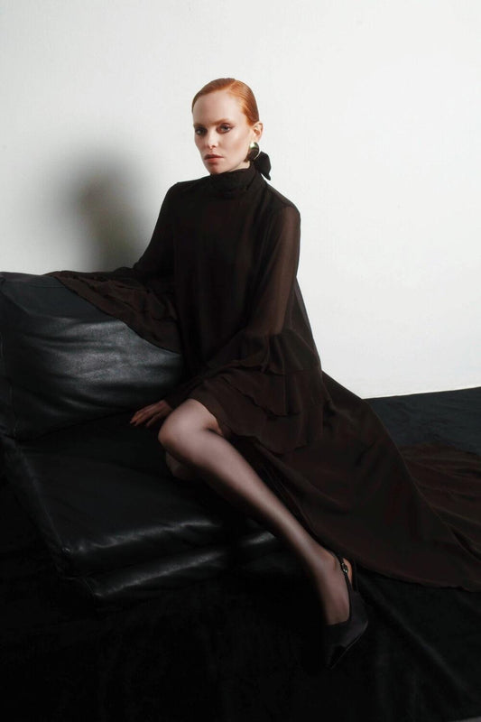 abito con manica volante ANGY ANGY006 ALBERTO AUDENINO