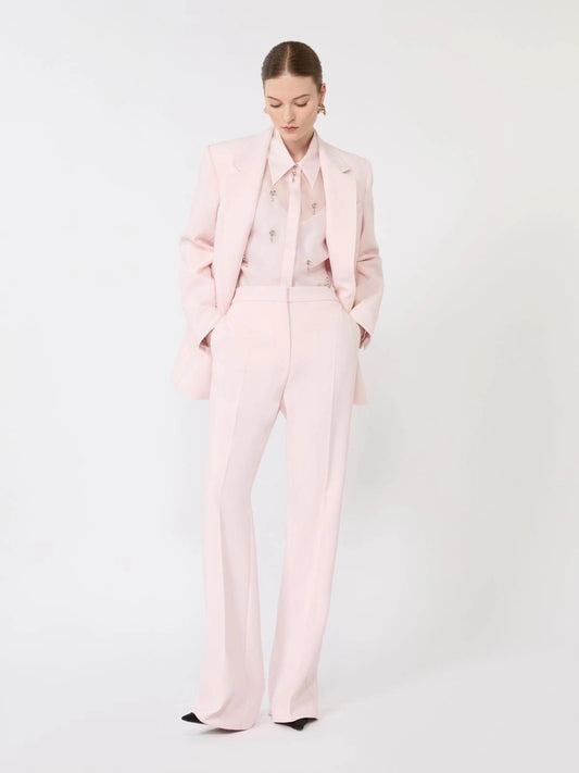 camicia in organza con applicazioni MSEAGI011 MAXMARA STUDIO