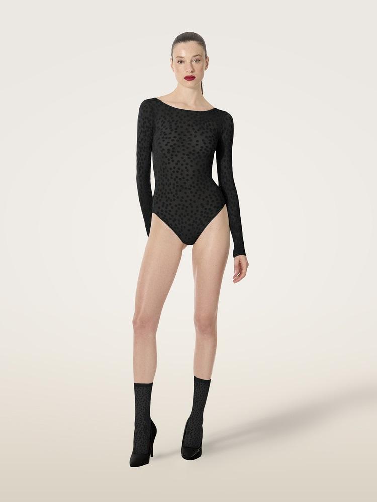 Body string semi-trasparente con motivo a pois 78331000 WOLFORD