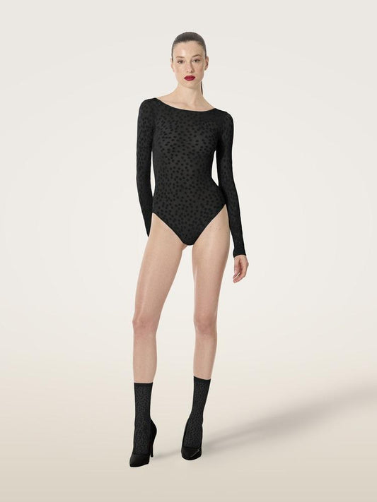 Body string semi-trasparente con motivo a pois 78331000 WOLFORD