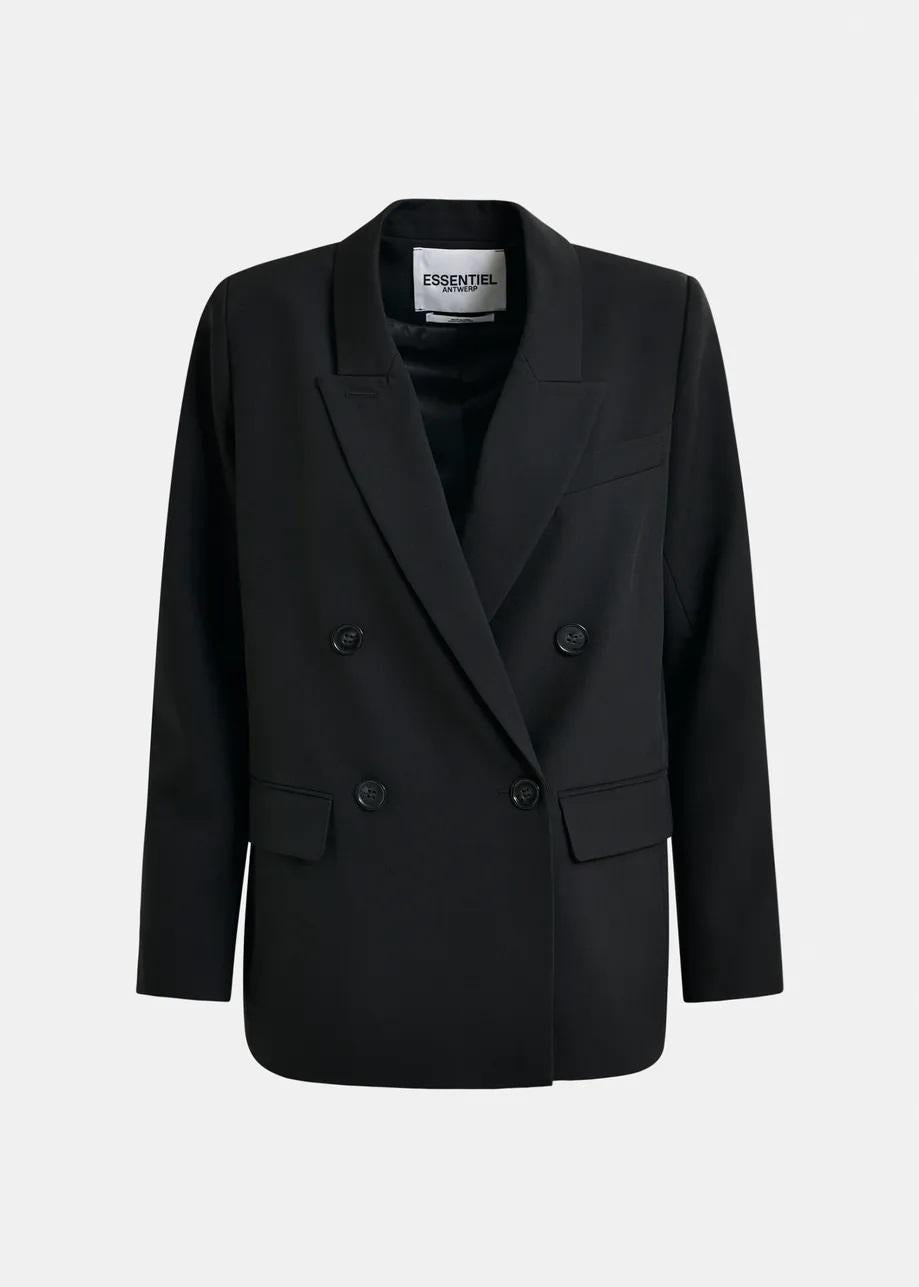 Blazer doppiopetto nero IMURE000 ESSENTIEL