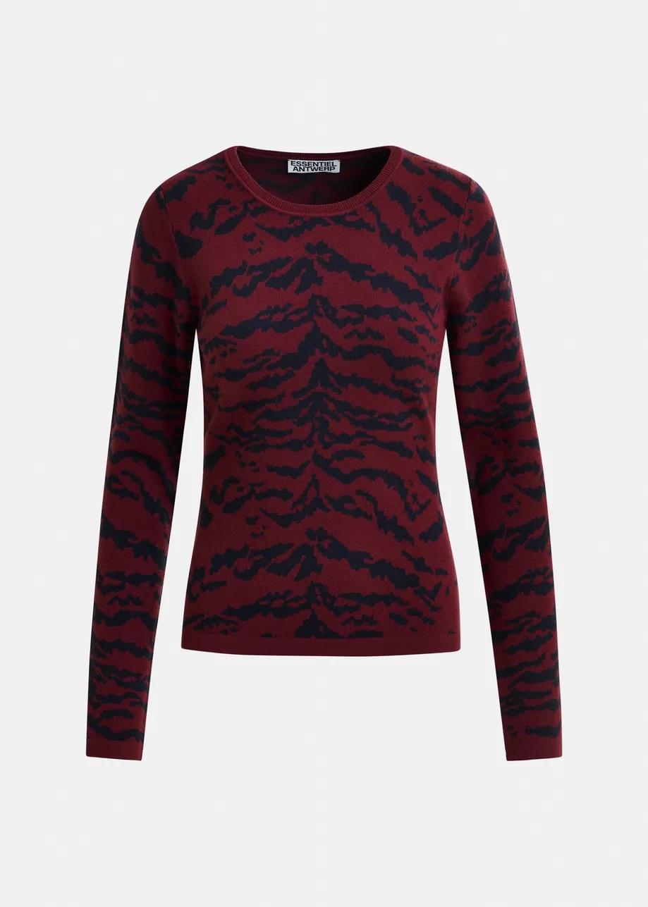 Maglione in maglia tigrata ITEREST002 ESSENTIEL