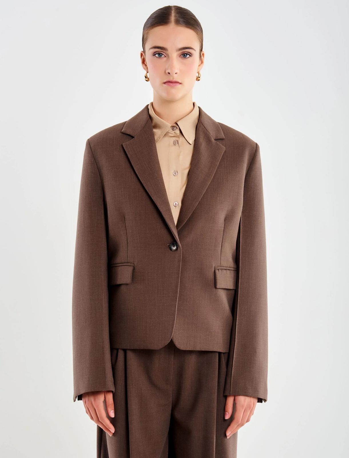 Blazer Oversized Cropped TF0203006 VICOLO