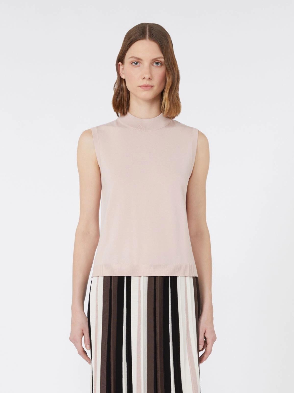 Top in filato di viscosa stretch NAZIONE034 MAXMARA