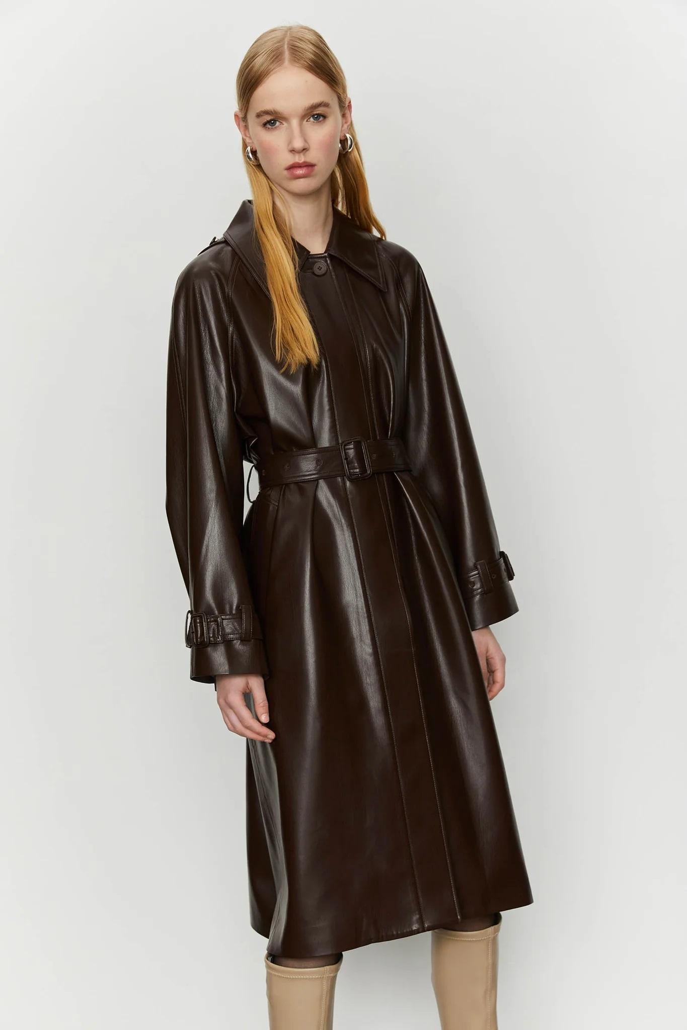 spolverino ecopelle J025006 ISABELLE BLANCHE