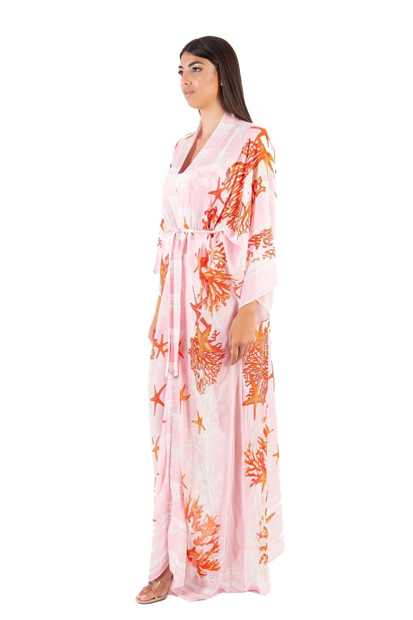 Kimono lungo in viscosa 