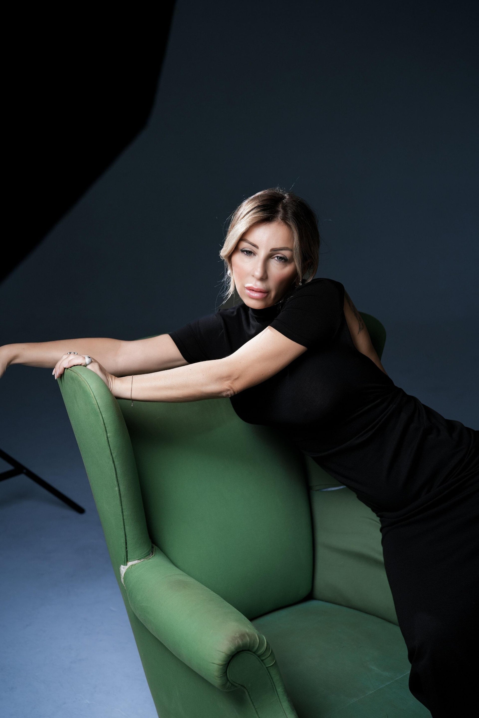 Abito lungo nero con schiena scoperta NORTH  NORTH000 ALBERTO AUDENINO