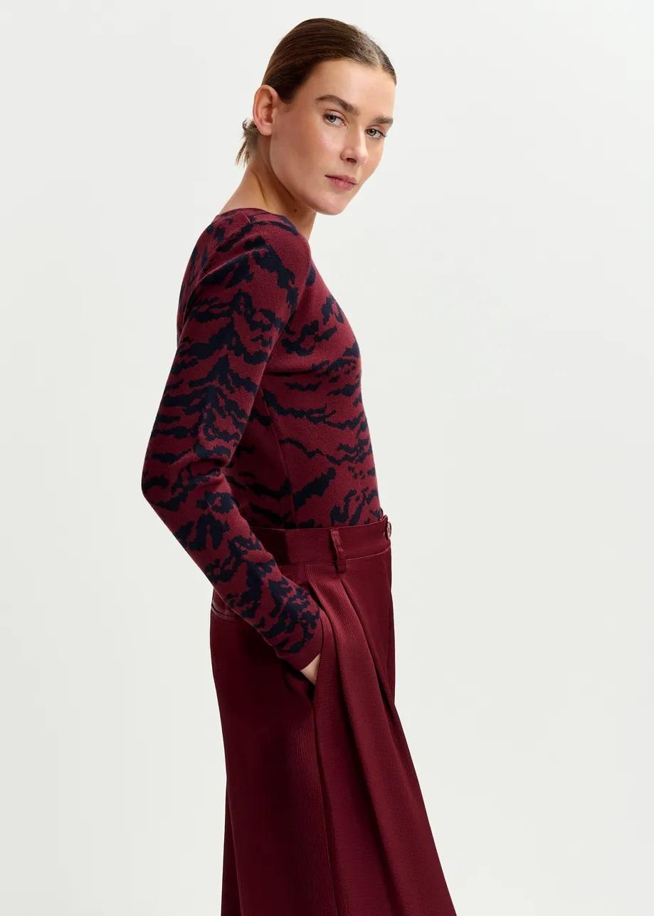 Maglione in maglia tigrata ITEREST002 ESSENTIEL