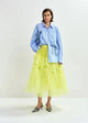Camicia di cotone oversize a righe JIWI SHIRT WITH BOWTIES022 ESSENTIEL
