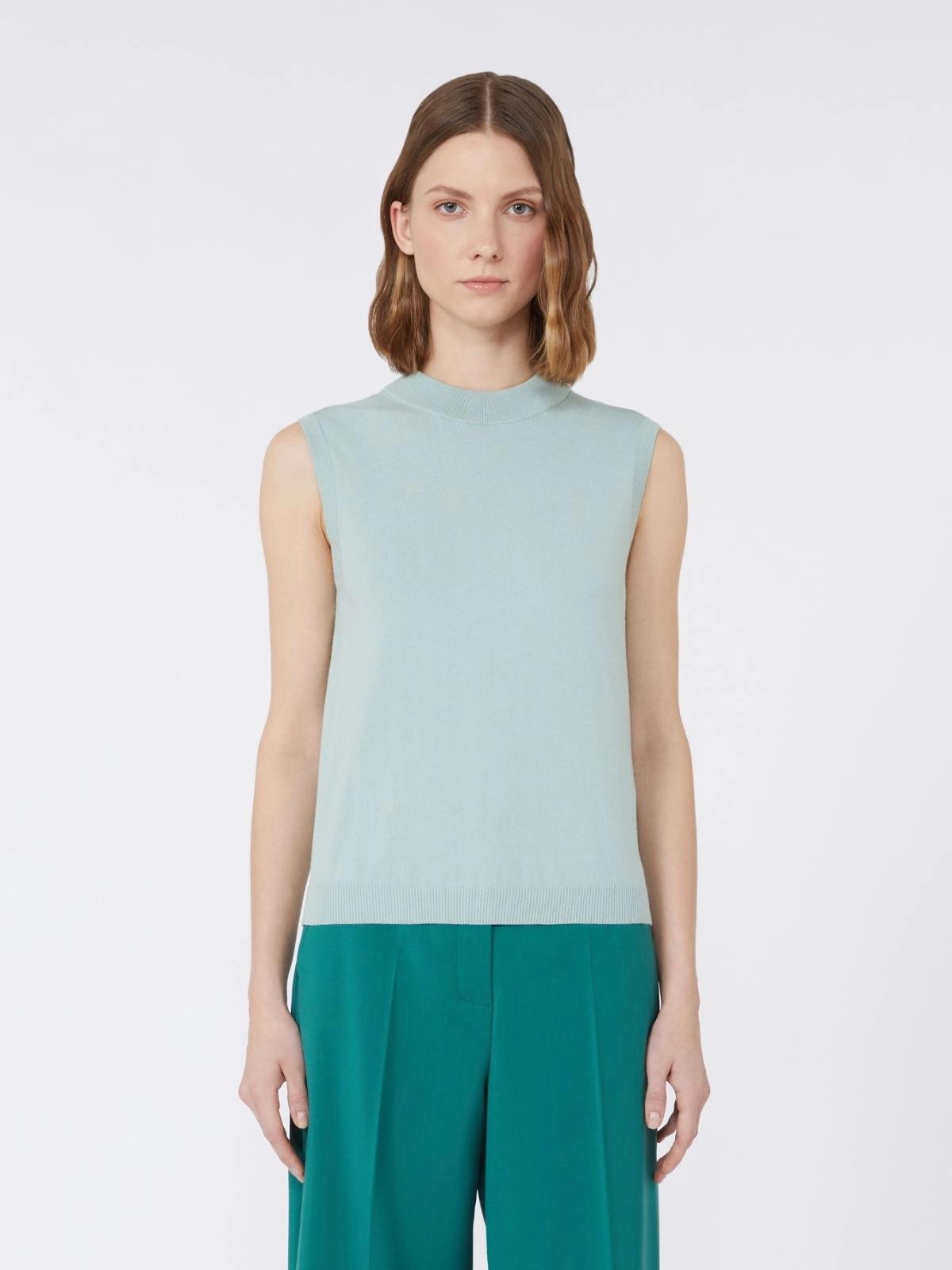 Top in filato di viscosa stretch NAZIONE038 MAXMARA