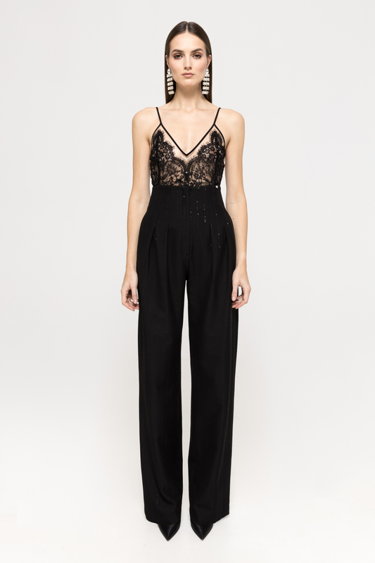 Body in tulle e pizzo S16112000 NISSA