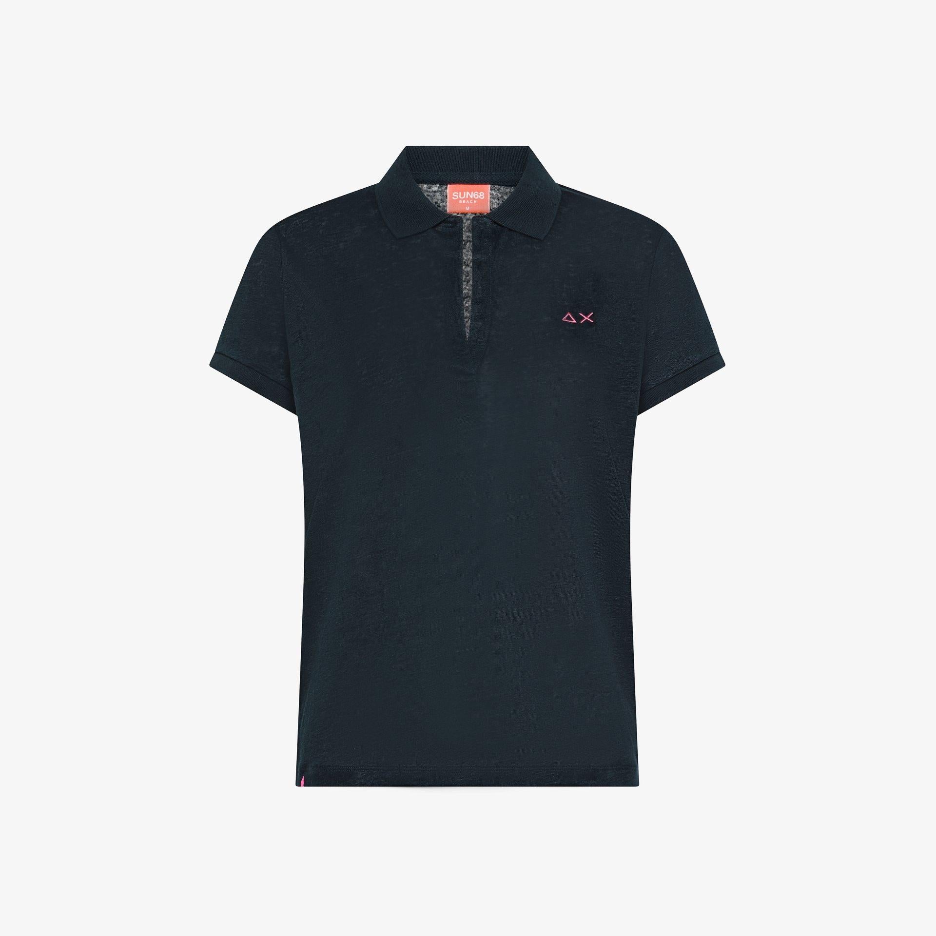 polo con scollo a v 