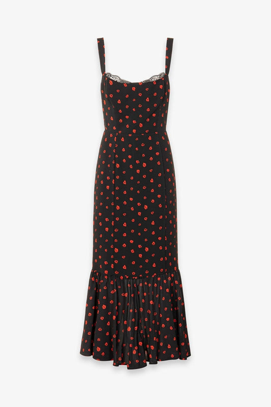 abito lungo in georgette BW01564000 MAR DE MARGARITAS