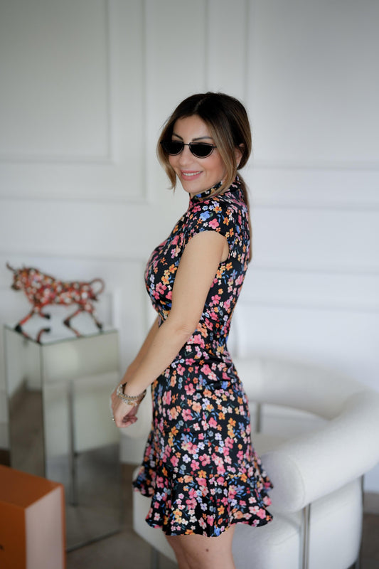 abito corto mezza manica BW01585000 MAR DE MARGARITAS