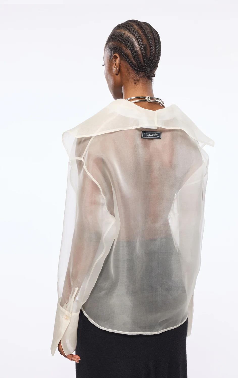 camicia organza ELETTA007 ERIKA CAVALLINI