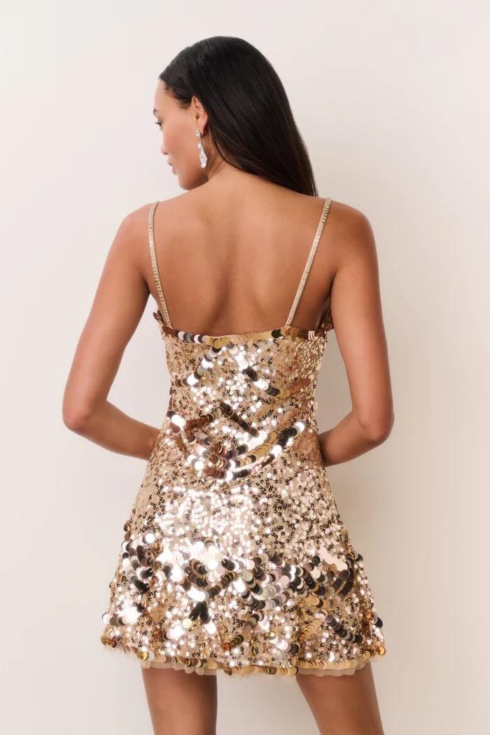 abito pailettes LIRIA DRESS031 LOVESHACKFANCY