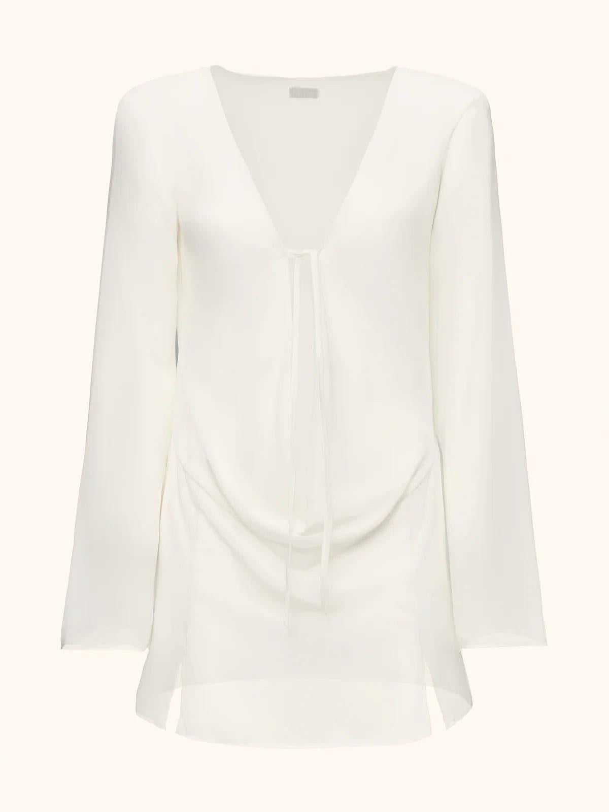 Vestito corto semitrasparente 