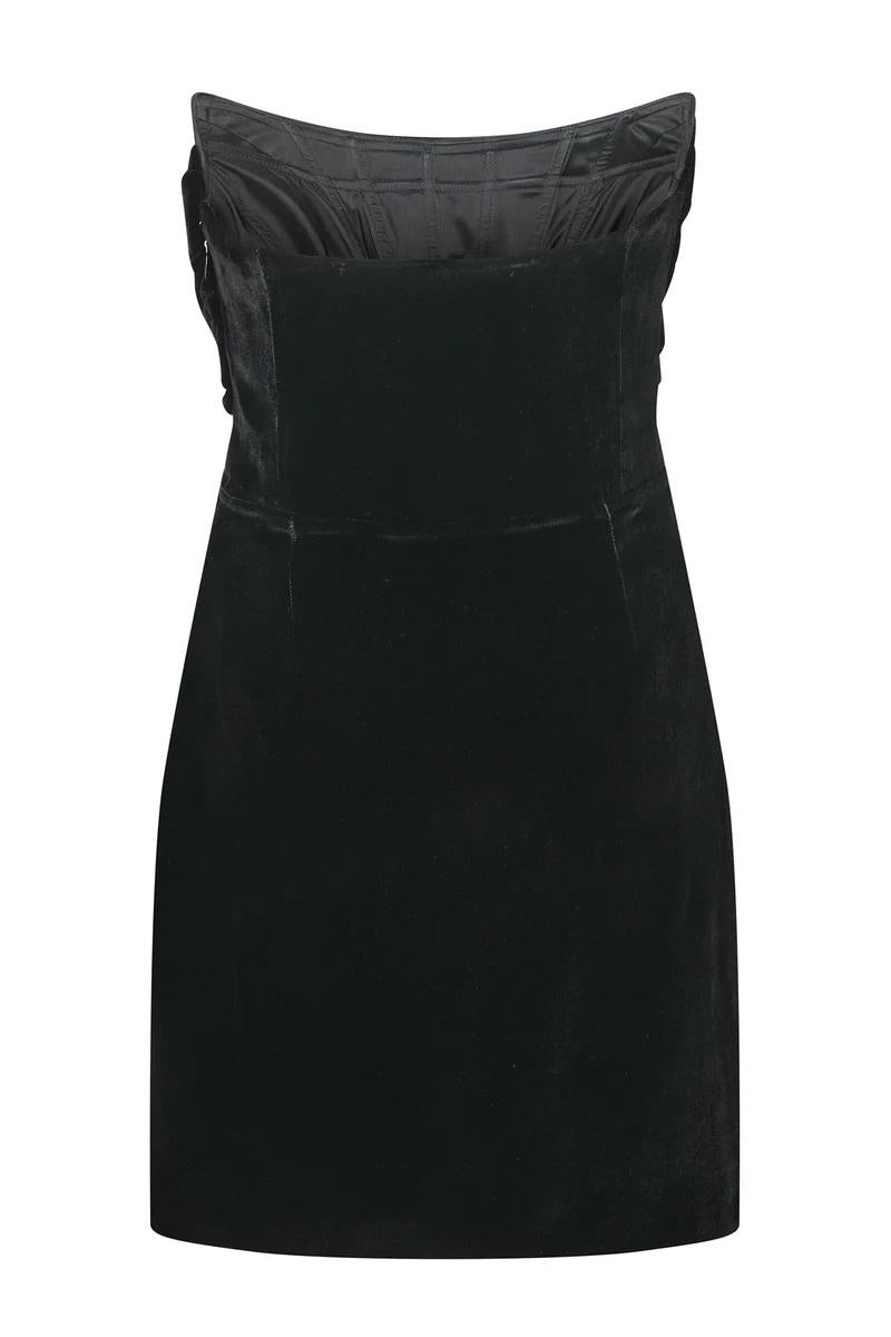 Abito corto in velluto 25420000 AMEN