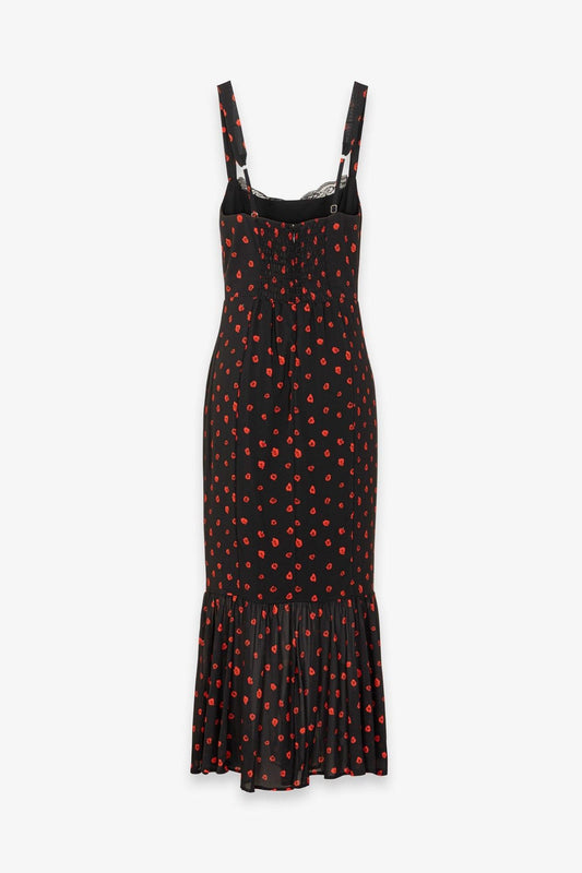 abito lungo in georgette BW01564000 MAR DE MARGARITAS