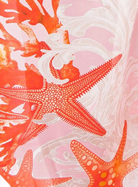 slip laccettistampato fantasia rosa 26CS57011 DISTRICT MARGHERITA MAZZEI