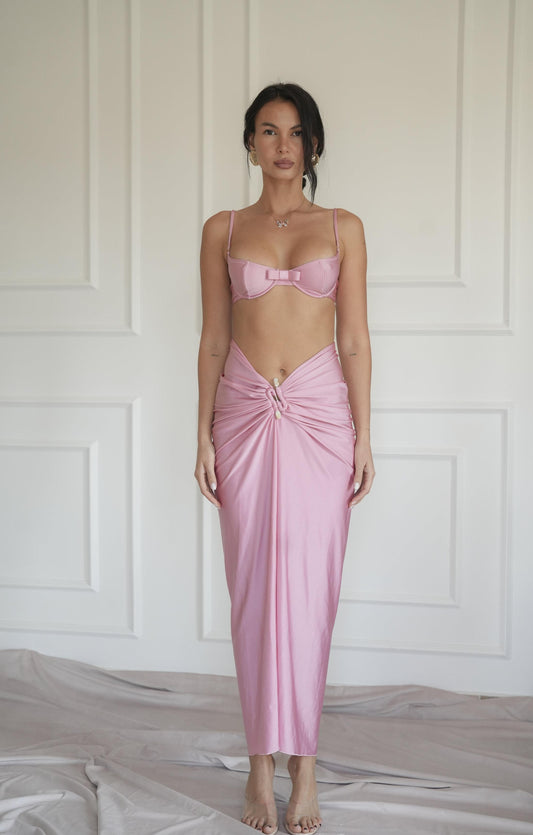 gonna pareo BAMBOO MIDISKIRT011 ISABEL BEACHWEAR