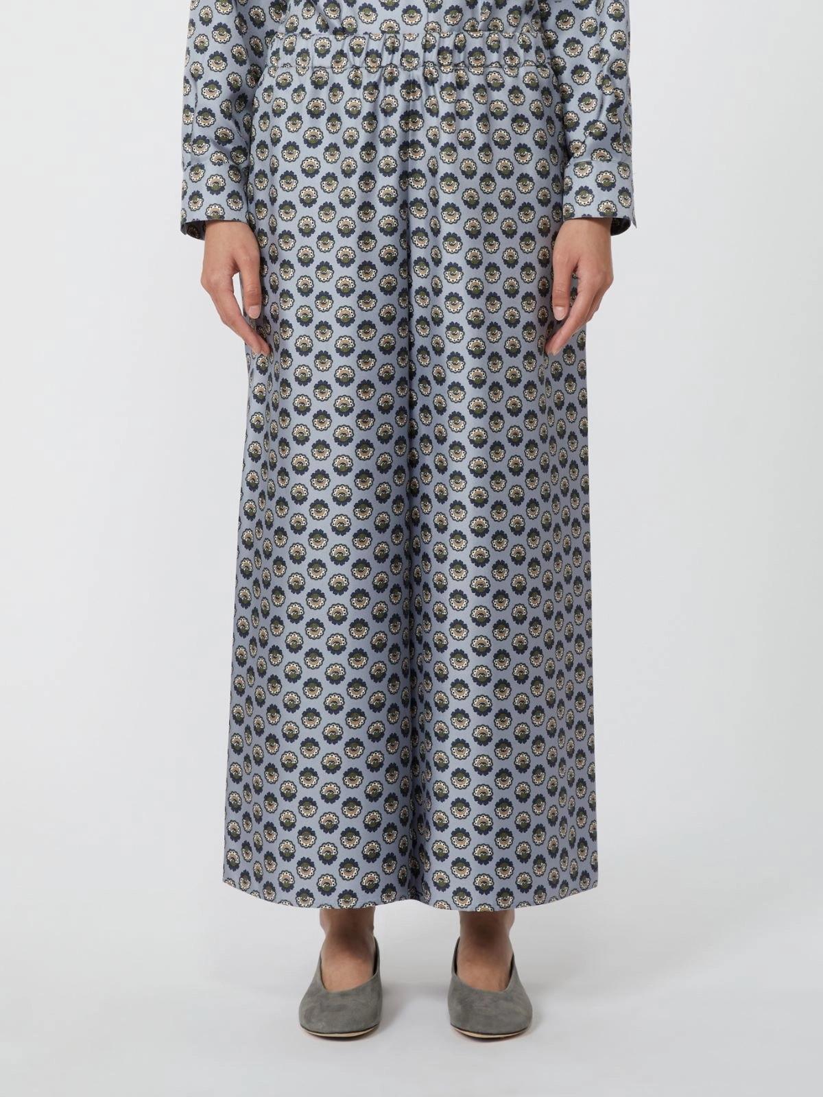 Pantalone ampio in seta TORTONA022 MAXMARA