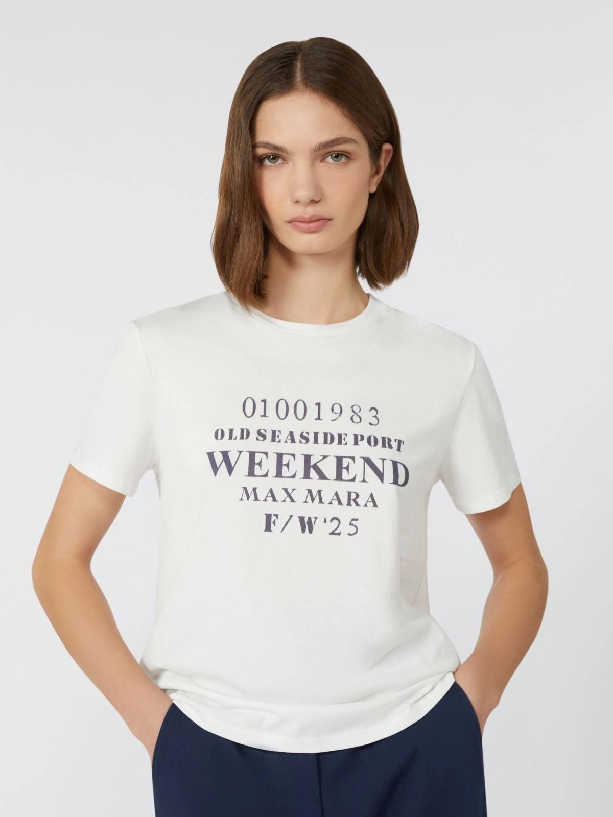 T-shirt in puro cotone GUGLIA005 MAXMARA