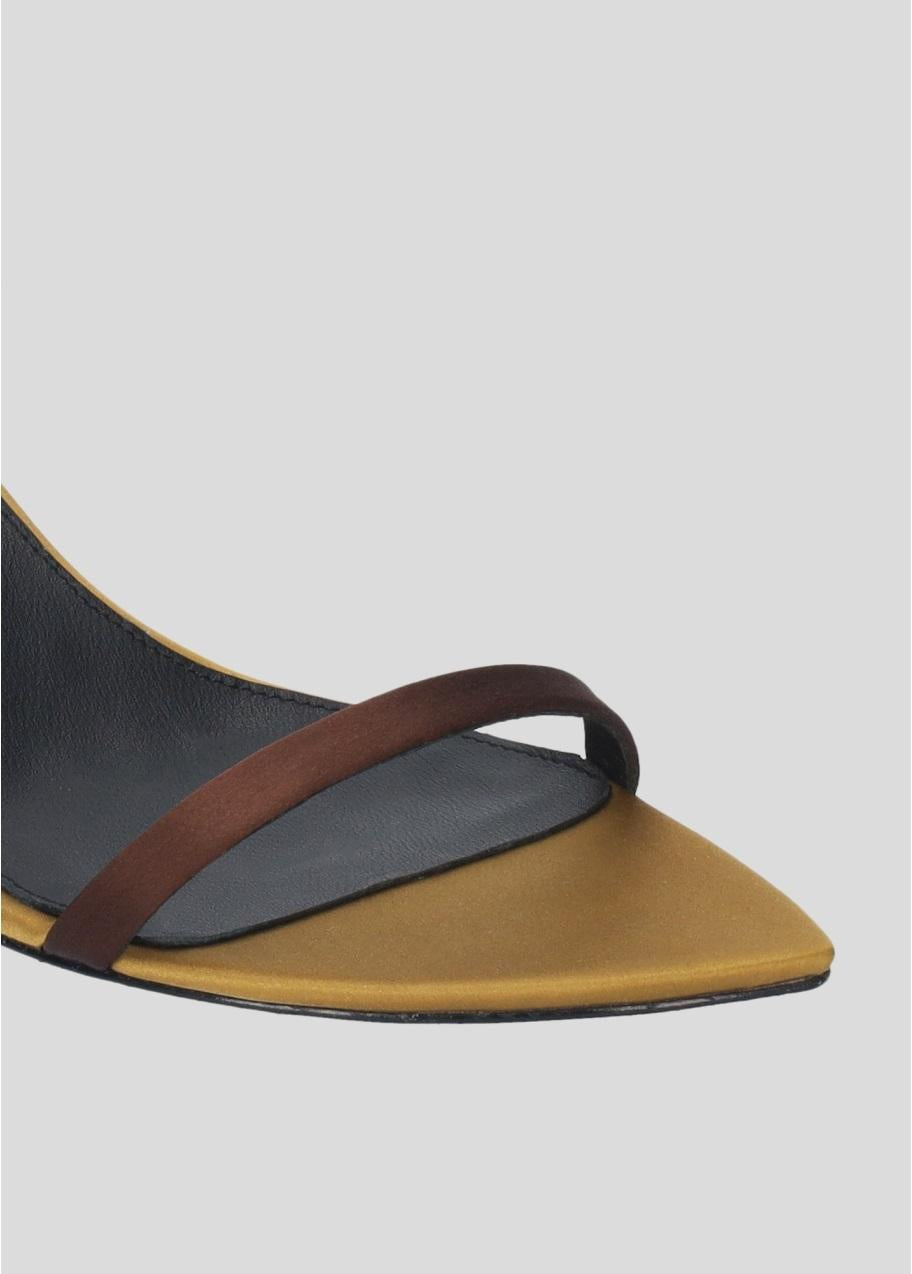 Sandali con tacco multicolor 119Z75BK010 LOLA CRUZ
