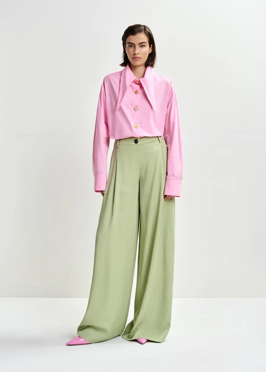 pantaloni sartoriali a gamba larga 