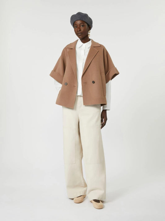 Cappotto corto in drap di lana PERA009 MAXMARA