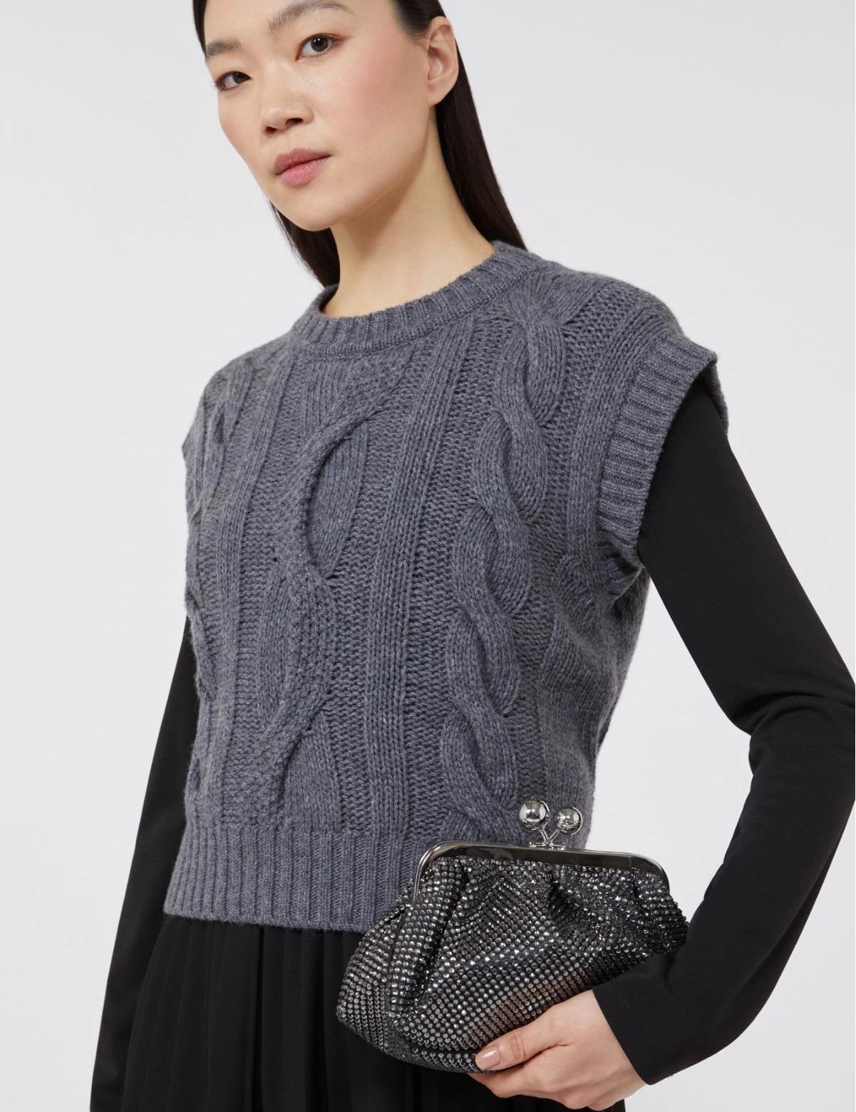 Pasticcino Bag small in raso e strass EMY000 MAXMARA