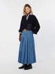 gonna in denim di cotone OPUNZIA003 MAXMARA