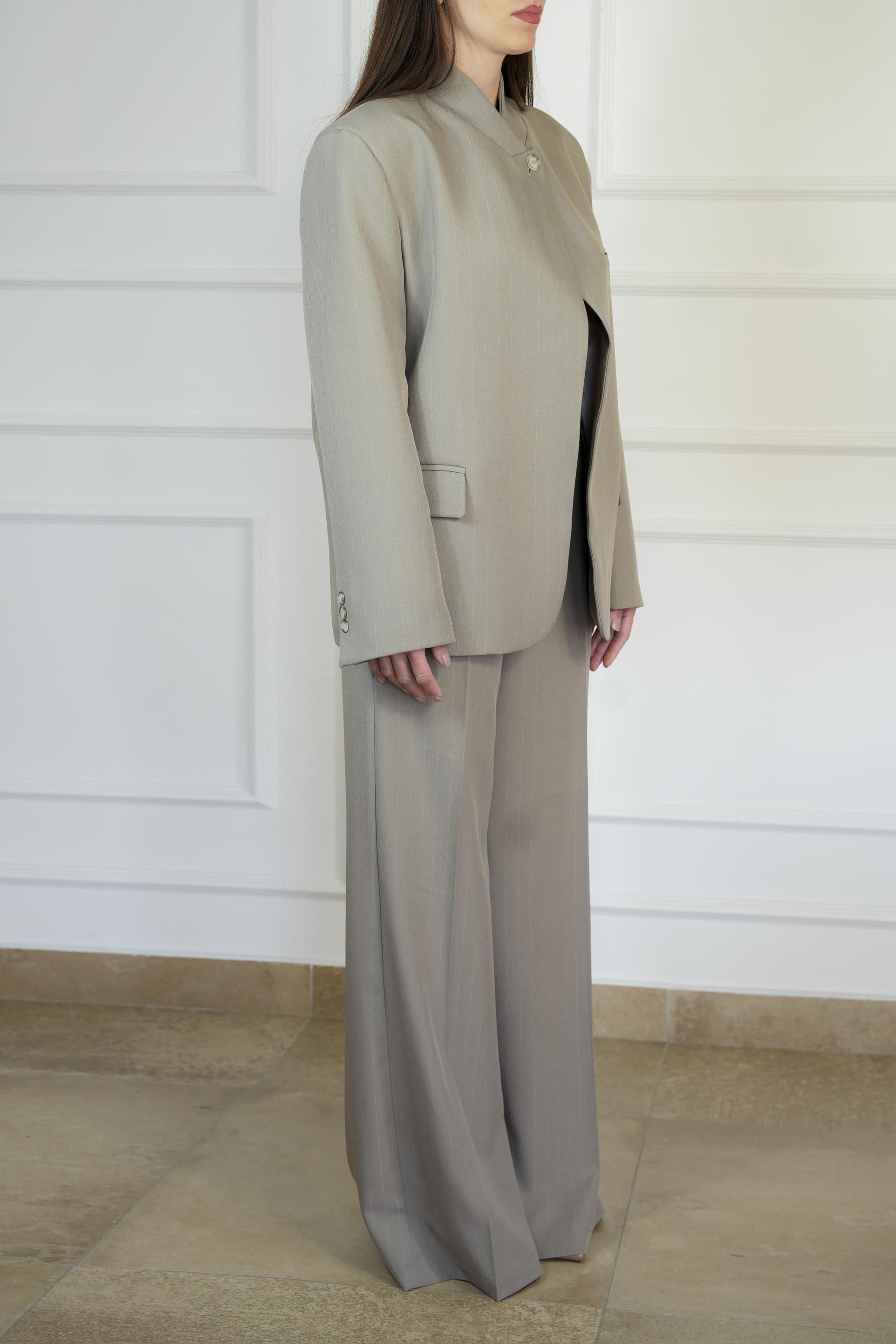 giacca gessata in lurex TAB0887013 VICOLO