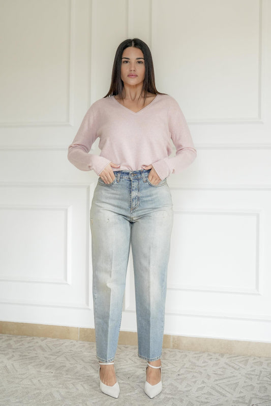 Maglione Rosa Cipria ASPEN011 NOTSHY