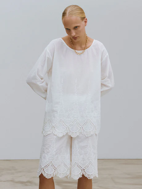 Maglia oversize in 100% cotone 