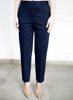 pantalone sigaretta tessuto elastico