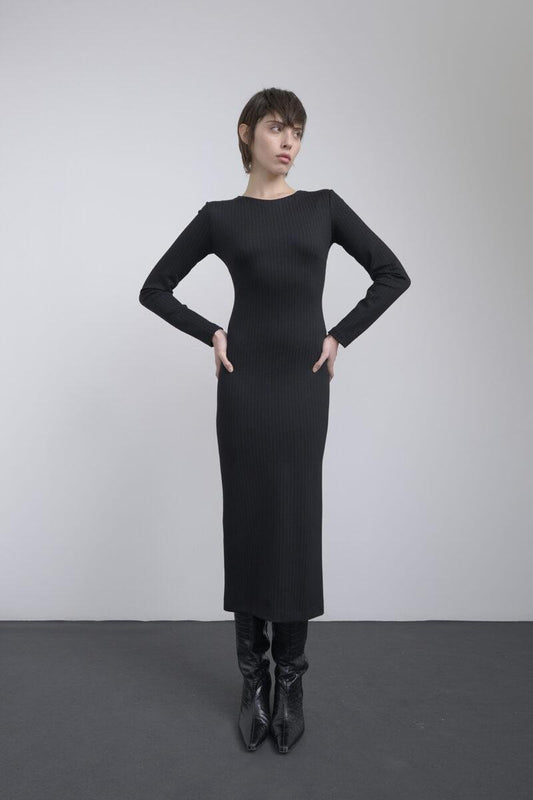 ABITO MIDI IN PUNTO MILANO GESSATO V11015003 SO ALLURE