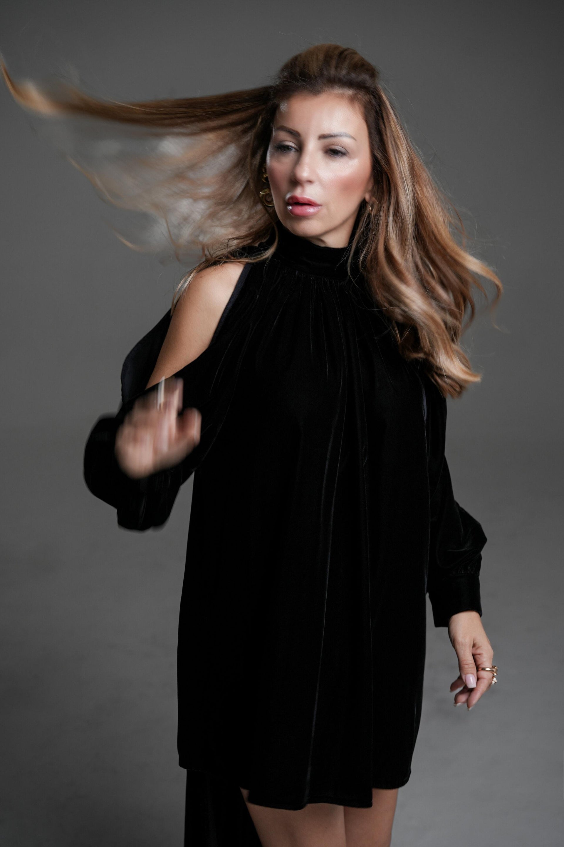 blusa in velluto corta avanti e lunga dietro VALE VALE000 ALBERTO AUDENINO