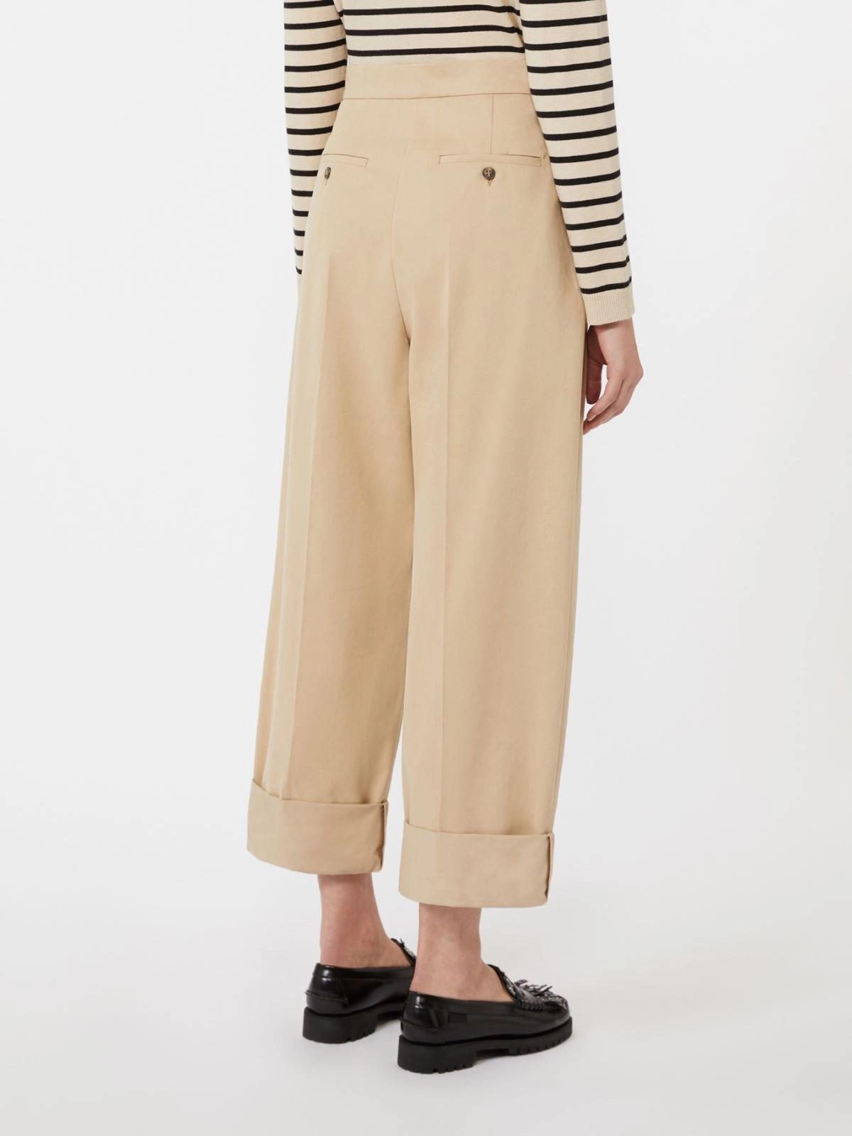 Pantalone in gabardina comfort BRONZO013 MAXMARA