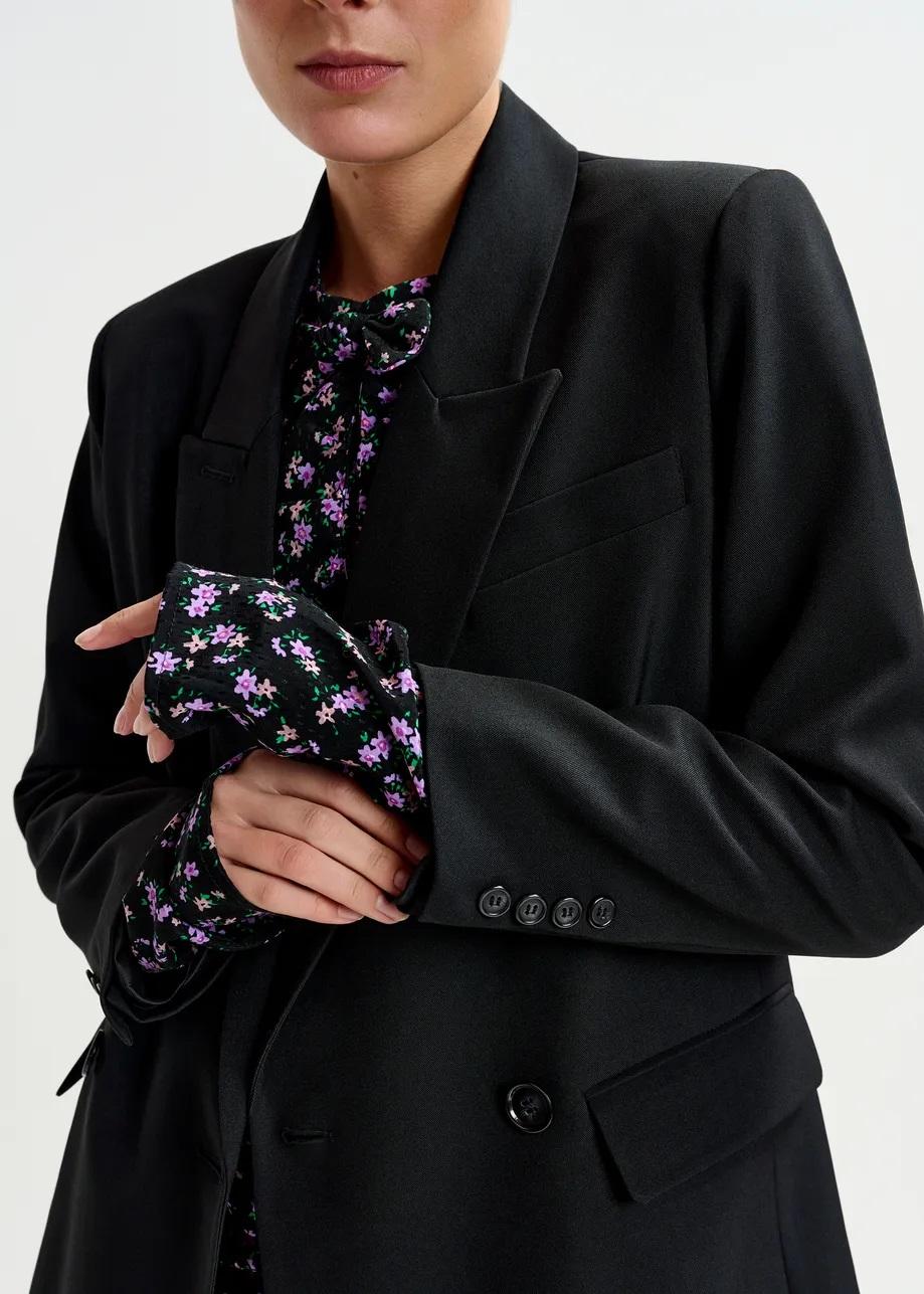 Blazer doppiopetto nero IMURE000 ESSENTIEL