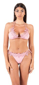 triangolo con macrame rosa 26CM30011 DISTRICT MARGHERITA MAZZEI