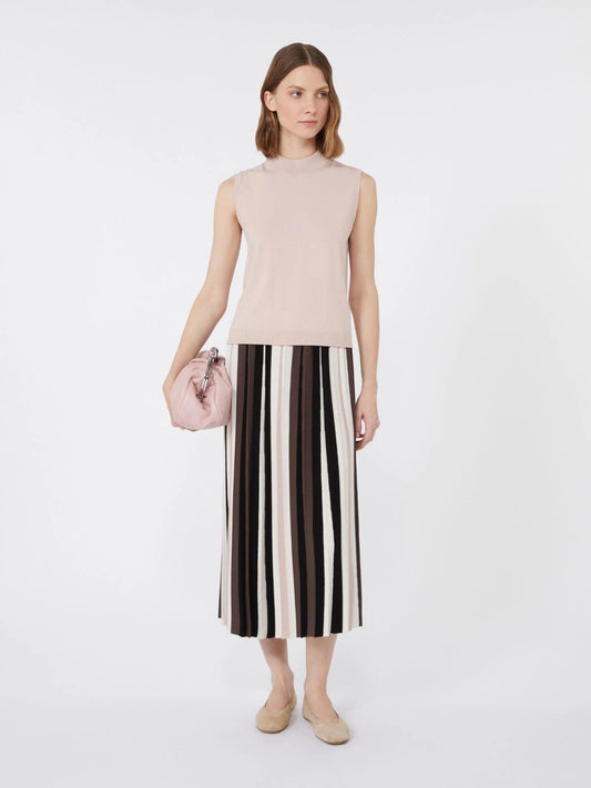 Top in filato di viscosa stretch NAZIONE034 MAXMARA